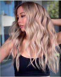 Ice Blonde Balayage Asian Hair Blonde Balayage Blonde Asian Hair Asian Hair