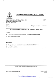 Sijil pelajaran malaysia 2010 pendidikan islam. Spm Trial 2011 Johor Doc