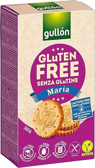 GULLON Gluten-Free Бисквити Мариа, без глутен со вкус на карамел, 380 г