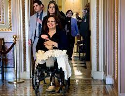 Tammy duckworth is an american politician. Tammy Duckworth S Senate Vote With A Baby In Tow Is A Model Of Accommodation For Working Mothers