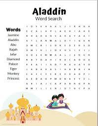 Super Fun Aladdin Printable Activities Pack For Kids Fun Games For Kids Printable Activities Disney Activities