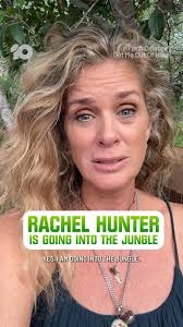 That's right, Rachel Hunter is the International Supermodel strutting her  way into the African jungle tonight! 👠🌏, #ImACelebrityAU