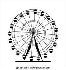 Ferris Wheel Vector Illustration Ferris Wheel Silhouette