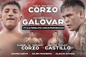 Pablo Corzo defiende su título Fedelatin ante Facundo Galovar el viernes