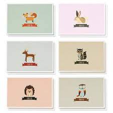 Pick from 1500 professionally designed thank you cards and wedding thanks cards in flat and folded style. Best Paper Greetings 48 Pcs Thank You Cards Bulk Set Woodland Animals Thank You Notes With Envelopes Target