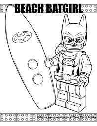 Coloring Page Beach Batgirl True North Bricks Batman Coloring Pages Lego Coloring Pages Coloring Pages
