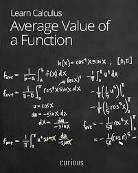 Average Value Of A Function Example Ap Calculus Math Writing Writing Skills