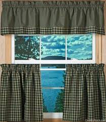 plaid kitchen curtains kitchen ideas
