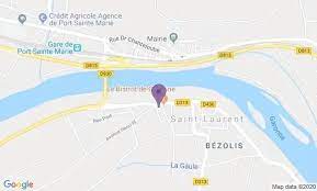 Contacter par courrier à l'adresse postale : Credit Agricole Agence De Port Sainte Marie