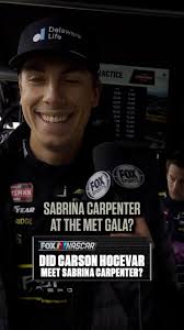 Our own Kaitlyn Vincie asking the thing we’re all wondering after Carson Hocevar swung by the Met Gala: DID HE MEET SABRINA?