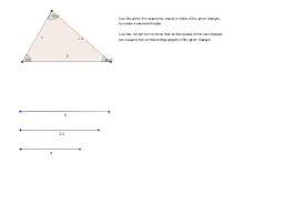 Congruence of triangles ncert in text questions with solution class seven mathematics. Triangle Congruence Activities Geogebra