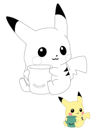 Whenever pikachu comes across something new, it blasts it with a jolt of electricity. Coloriage Bebe Pikachu Coloriage Gratuit A Imprimer Dessin 2020