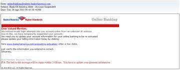 The new product offers unlimited 1.5% cash back on all purchases. Spam Alert Phishing Email Scam Titled Bank Of America Alert Account Suspended