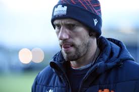 Jack Blain Edinburgh Rugby Winger Celebrates Editorial Stock Photo