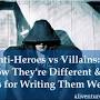 Anti hero vs villain from www.aliventures.com