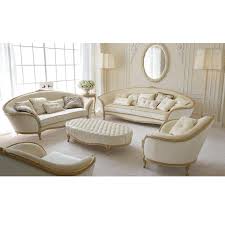 French Fairy Princess Feel Cream White Rococo Gold Leaf Sofa Set Antique Living Room Art Furniture Set Fi Furniture Luxury Furniture Luxury Italian Furniture