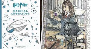 Harry potter golden snitch coloring page pages sketch coloring page. Harry Potter Magical Artifacts Poster Coloring Book 10 39 On Amazon