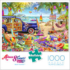 Buffalo games jigsaw puzzles review. Aimee Stewart Collection Beach Vacation 1000 Piece Jigsaw Puzzle Buffalo Games
