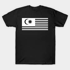 Black and white malaysia flag like in a colouring book. Malaysia Flag Malaysia T Shirt Teepublic