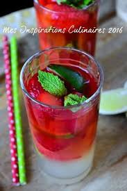 Virgin Mojito A La Fraise Sans Alcool Le Blog Cuisine De Samar Apero Sans Alcool Recettes De Cuisine Boisson Sans Alcool