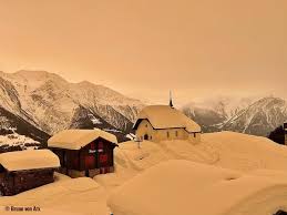 The peninsula attracts nature lovers as it is a land of virgin nature. Skies And Snow Turn Orange As Massive Saharan Dust Load Spreads Across South Central Europe This Weekend