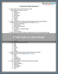 Fun, interesting, and challenging trivia game questions and answers (full game) by allen donald. Printable Family Feud Game Questions And Answers Lovetoknow