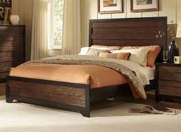 Echo Contemporary Black Dark Oak Wood Mdf Queen Bed Progressive Furniture Dark Bedroom Furniture Oak Beds