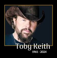 R.I.P. Toby Keith… The country music icon has died 18 months after he  revealed he had stomach cancer. He was 62.🙏🏻