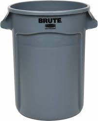 3.4 out of 5 stars with 12 ratings. Rubbermaid 32 Gal Gray Round Trash Can 56188915 Msc Industrial Supply
