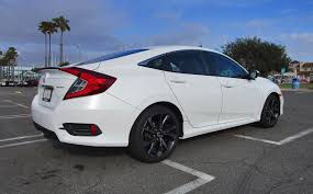 The sleek civic sedan is packed with the latest technology and safety features. 2019 Honda Civic Sport 2 0l 4 Door Manual Review By Ben Lewis Road Test Reviews Car Revs Daily Com