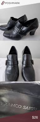 Franco Sarto Black Shoes Size 8m In 2020 Black Shoes Shoes Dress Shoes Men