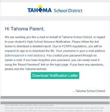 It is with deep sadness that i send to you this letter informing you of my resignation as the sixth grade teacher at bennett elementary school. Example Parent Notification Letters Tahoma School District