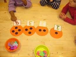 Har Arbetar Trearingarna Med Siffrorna 1 Till 4 De Far Bekanta Sig Med Siffror Och Antal Sedan Far De Gora En Tav Forskoleideer Foreskoleaktiviteter For Barn