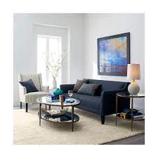 One of the pads underneath a leg has come off when so it needs a little felt under it. Clairemont Oval Coffee Table Reviews Crate And Barrel Canada