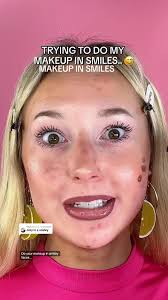 Halloween Smiley Makeup