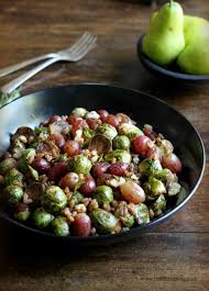 Brussels Sprouts Grapes Pomegranate Seeds Farro Roasted Brussel Sprouts Brussel Sprouts Sprout Recipes