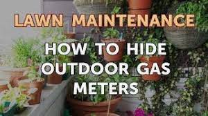 Screen to hide gas meter ideas & photos. How To Hide Outdoor Gas Meters Youtube