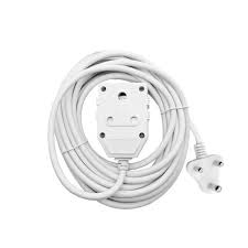 Tape the tube to the base of the plug to secure the tube to the cord. 5m 10a Extension Cord With Double Coupler Mp Ex05 Buy Online In South Africa Takealot Com