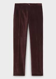 Rated 5 de 5 de christophe73 par très agréable à porter. Pantalon Coordonnable Slim En Velours Uni Bordeaux Father And Sons