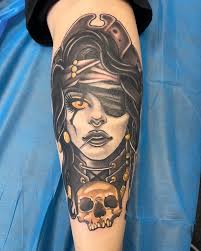 Fun lady #piratetattoo 🏴‍☠️ #neotraditional #ladyheadtattoo #pa #717  #patattooer #patattooer #tattoos #tattooer #tattooed #carlisle  #mechanicsburg #shippensburg #shippensburguniversity #dickinsoncollege  #harrisburg #tattooartist #tattoosformen ...