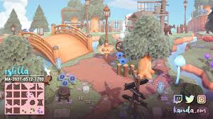 Flowers in the game are a big part of the decoration, not only will it increase the island ratings but if the flowers are planted in a certain way. Animal Crossing Qr Closet Natural Dirt Path With Purple Flowers