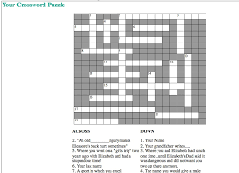 Kids can input answers and clues using a simple form or by coping and pasting from a text document. Friday S Gift Fill In The Blanks And Make Your Own Crossword Puzzle Lifetart