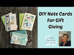 Easily make cards with your photos and our artwork. Best Gift Giving Note Cards You Can Make In Minutes Klompen Stampers