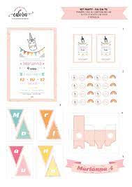 Kit Digitale Per Festa Di Compleanno Compleanno Digitale Tema Unicorno Da Stampare Kit Compleanno Unicorno Fai Da Te Kit Party Festa Di Compleanno Inviti Compleanno Fai Da Te Compleanno