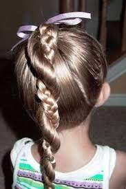 Rapunzel Twist Ponytail Girls Hairstyles Easy Little Girl Hairstyles Braided Hairstyles Easy