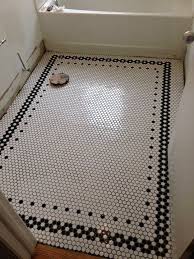 The Making A 1920s Bathroom Look A Little Vintage Again Makeover Vintage Bathroom Tile 1920s Bathroom Bathroom Tile Designs