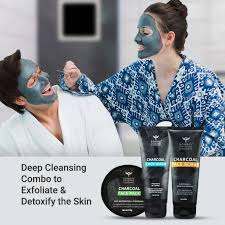 Buy BOMBAY SHAVING COMPANY DEEP CLEANSING & DE-TAN CHARCOAL SET (SET OF 3)  Online & Get Upto 60% OFF at PharmEasy