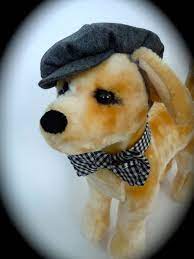 Newsboy Cap For Dog Or Cat Size S Gray Pinstripe Newsboy Cap Dapper Dogs Wool Flannel
