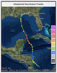 It is then likely to gain more strength as it moves north over the warm waters of the gulf. Hurricane Ida November 10 2009