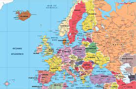 Mapa da inglaterra com as regiões e com as maiores cidades marcadas. View 22 Mapa De Europa Con Nombres Inglaterra